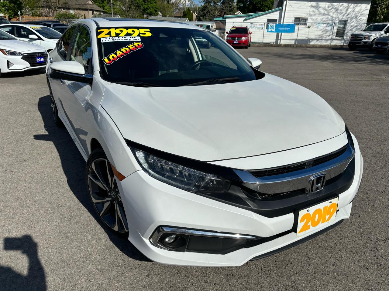 Used 2019 Honda Civic Touring, Loaded, Navigation, Leather, Sunroof for sale in St Catharines, ON