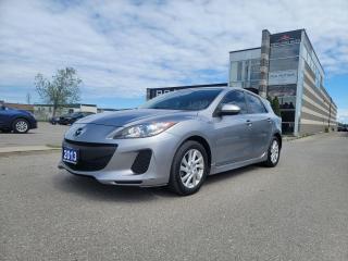 <p>NICE 2012 MAZDA3 GS-SKY!! HEATED SEATS, BLUETOOTH!! VERY CLEAN AND DRIVES GREAT!! LOCAL TRADE-IN!! CALL TODAY!!</p><p> </p><p>THE FULL CERTIFICATION COST OF THIS VEICHLE IS AN <strong>ADDITIONAL $690+HST</strong>. THE VEHICLE WILL COME WITH A FULL VAILD SAFETY AND 36 DAY SAFETY ITEM WARRANTY. THE OIL WILL BE CHANGED, ALL FLUIDS TOPPED UP AND FRESHLY DETAILED. WE AT TWIN OAKS AUTO STRIVE TO PROVIDE YOU A HASSLE FREE CAR BUYING EXPERIENCE! WELL HAVE YOU DOWN THE ROAD QUICKLY!!! </p><p><strong>Financing Options Available!</strong></p><p><strong>TO CALL US 905-339-3330 </strong></p><p>We are located @ 2470 ROYAL WINDSOR DRIVE (BETWEEN FORD DR AND WINSTON CHURCHILL) OAKVILLE, ONTARIO L6J 7Y2</p><p>PLEASE SEE OUR MAIN WEBSITE FOR MORE PICTURES AND CARFAX REPORTS</p><p><span style=font-size: 18pt;>TwinOaksAuto.Com</span></p>