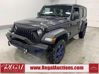 Used 2018 Jeep Wrangler JL 2018.5 UNLIMITED SPORT for sale in Calgary, AB