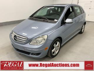 Used 2008 Mercedes-Benz B-Class B200 for sale in Calgary, AB