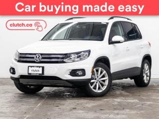 Used 2017 Volkswagen Tiguan Wolfsburg Edition AWD w/ Apple CarPlay & Android Auto, Rearview Cam, Bluetooth for sale in Toronto, ON