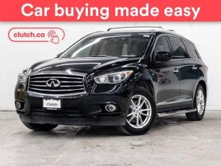Used 2015 Infiniti QX60 AWD w/ Rear Seat Entertainment, 360 Degree Cam, Bluetooth for sale in Toronto, ON
