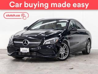 Used 2018 Mercedes-Benz CLA-Class 250 AWD w/ Apple CarPlay & Android Auto, Rearview Cam, Bluetooth for sale in Toronto, ON