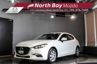 Used 2018 Mazda MAZDA3 GX CLEAN CARFAX! – AIR CONDITIONING – BACK UP CAMERA – BLUETOOTH for sale in North Bay, ON