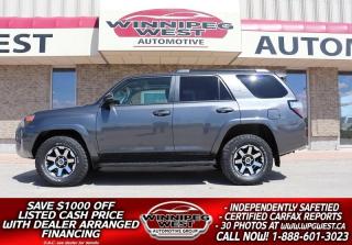 Used 2021 Toyota 4Runner TRD OFF RD 4x4 V6, LOADED/LIKE NEW & VERY SHARP!! for sale in Headingley, MB