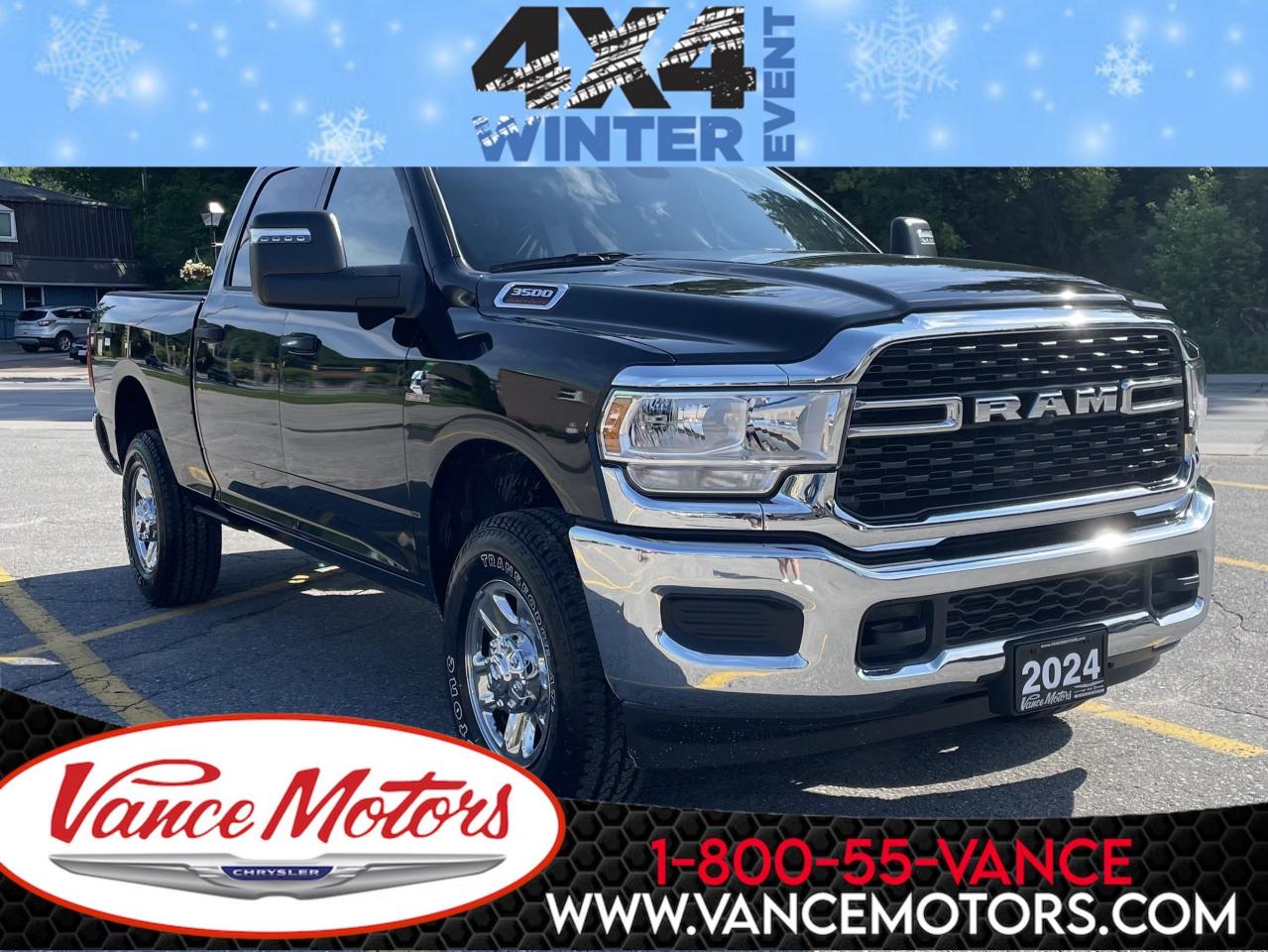 New 2024 RAM 3500 Tradesman 4x4...***HTD SEATS & REMOTE START!*** for sale in Bancroft, ON