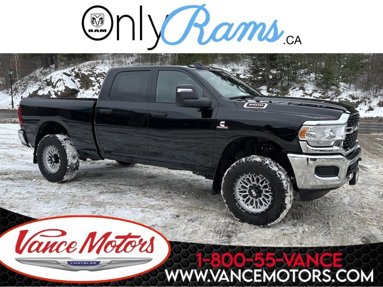 New 2024 RAM 3500 Tradesman 4x4...***UPGRADED LIFT*RIMS*TIRES!*** for sale in Bancroft, ON