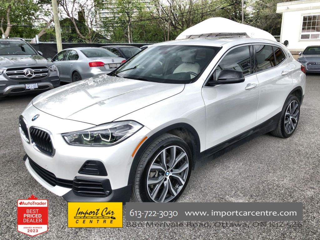 Used 2021 BMW X2 xDrive28i LEATHERETTE, HUDS, PAN.ROOF, NAV, HK, PD for Sale in Ottawa, Ontario