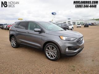 Used 2022 Ford Edge Titanium  - Leather Seats - Heated Seats for sale in Paradise Hill, SK