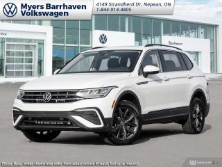 <b>Power Liftgate,  Wireless Charging,  Adaptive Cruise Control,  Climate Control,  Heated Seats!</b><br> <br> <br> <br>  Designed with you in mind, this 2024 Tiguan does more than offer tons of tech, it makes it all easy to use. <br> <br>Whether its a weekend warrior or the daily driver this time, this 2024 Tiguan makes every experience easier to manage. Cutting edge tech, both inside the cabin and under the hood, allow for safe, comfy, and connected rides that keep the whole party going. The crossover of the future is already here, and its called the Tiguan.<br> <br> This pure white SUV  has an automatic transmission and is powered by a  184HP 2.0L 4 Cylinder Engine.<br> <br> Our Tiguans trim level is Comfortline. Stepping up to this Tiguan Comfortline rewards you with a power liftgate, mobile device wireless charging, adaptive cruise control, supportive heated synthetic leather-trimmed front seats, a heated leatherette-wrapped steering wheel, LED headlights with daytime running lights, and an upgraded 8-inch infotainment screen with SiriusXM satellite radio, Apple CarPlay, Android Auto, and a 6-speaker audio system. Additional features include front and rear cupholders, remote keyless entry with power cargo access, lane keep assist, lane departure warning, blind spot detection, front and rear collision mitigation, autonomous emergency braking, three 12-volt DC power outlets, remote start, a rear camera, and so much more. This vehicle has been upgraded with the following features: Power Liftgate,  Wireless Charging,  Adaptive Cruise Control,  Climate Control,  Heated Seats,  Apple Carplay,  Android Auto. <br><br> <br>To apply right now for financing use this link : <a href=https://www.barrhavenvw.ca/en/form/new/financing-request-step-1/44 target=_blank>https://www.barrhavenvw.ca/en/form/new/financing-request-step-1/44</a><br><br> <br/>    5.99% financing for 84 months. <br> Buy this vehicle now for the lowest bi-weekly payment of <b>$290.12</b> with $0 down for 84 months @ 5.99% APR O.A.C. ( Plus applicable taxes -  $840 Documentation fee. Cash purchase selling price includes: Tire Stewardship ($20.00), OMVIC Fee ($12.50). (HST) are extra. </br>(HST), licence, insurance & registration not included </br>    ).  Incentives expire 2024-07-31.  See dealer for details. <br> <br> <br>LEASING:<br><br>Estimated Lease Payment: $252 bi-weekly <br>Payment based on 4.99% lease financing for 48 months with $0 down payment on approved credit. Total obligation $26,308. Mileage allowance of 16,000 KM/year. Offer expires 2024-07-31.<br><br><br>We are your premier Volkswagen dealership in the region. If youre looking for a new Volkswagen or a car, check out Barrhaven Volkswagens new, pre-owned, and certified pre-owned Volkswagen inventories. We have the complete lineup of new Volkswagen vehicles in stock like the GTI, Golf R, Jetta, Tiguan, Atlas Cross Sport, Volkswagen ID.4 electric vehicle, and Atlas. If you cant find the Volkswagen model youre looking for in the colour that you want, feel free to contact us and well be happy to find it for you. If youre in the market for pre-owned cars, make sure you check out our inventory. If you see a car that you like, contact 844-914-4805 to schedule a test drive.<br> Come by and check out our fleet of 40+ used cars and trucks and 100+ new cars and trucks for sale in Nepean.  o~o