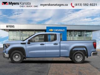 <b>Sierra Value Package, Spray on Bed Liner, 18 inch Aluminum Wheels, Power Seat, Off Road Suspension Package!</b><br> <br> <br> <br>At Myers, we believe in giving our customers the power of choice. When you choose to shop with a Myers Auto Group dealership, you dont just have access to one inventory, youve got the purchasing power of an entire auto group behind you!<br> <br>  With a bold profile and distinctive stance, this 2024 Sierra turns heads and makes a statement on the jobsite, out in town or wherever life leads you. <br> <br>This 2024 GMC Sierra 1500 stands out in the midsize pickup truck segment, with bold proportions that create a commanding stance on and off road. Next level comfort and technology is paired with its outstanding performance and capability. Inside, the Sierra 1500 supports you through rough terrain with expertly designed seats and robust suspension. This amazing 2024 Sierra 1500 is ready for whatever.<br> <br> This downpour metallic Extended Cab 4X4 pickup   has an automatic transmission and is powered by a  355HP 5.3L 8 Cylinder Engine.<br> <br> Our Sierra 1500s trim level is Pro. This GMC Sierra 1500 Pro comes with some excellent features such as a 7 inch touchscreen display with Apple CarPlay and Android Auto, wireless streaming audio, cruise control and easy to clean rubber floors. Additionally, this pickup truck also comes with a locking tailgate, a rear vision camera, StabiliTrak, air conditioning and teen driver technology. This vehicle has been upgraded with the following features: Sierra Value Package, Spray On Bed Liner, 18 Inch Aluminum Wheels, Power Seat, Off Road Suspension Package. <br><br> <br>To apply right now for financing use this link : <a href=https://www.myerskanatagm.ca/finance/ target=_blank>https://www.myerskanatagm.ca/finance/</a><br><br> <br/> See dealer for details. <br> <br>Myers Kanata Chevrolet Buick GMC Inc is a great place to find quality used cars, trucks and SUVs. We also feature over a selection of over 50 used vehicles along with 30 certified pre-owned vehicles. Our Ottawa Chevrolet, Buick and GMC dealership is confident that youll be able to find your next used vehicle at Myers Kanata Chevrolet Buick GMC Inc. You will always find our inventory updated with the latest models. Our team believes in giving nothing but the best to our customers. Visit our Ottawa GMC, Chevrolet, and Buick dealership and get all the information you need today!<br> Come by and check out our fleet of 40+ used cars and trucks and 160+ new cars and trucks for sale in Kanata.  o~o
