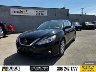 <b>Bluetooth,  Heated Seats,  Remote Start,  Rear View Camera,  Air Conditioning!</b><br> <br>    Whoever says midsize sedans are boring hasnt met this Nissan Altima. It perfectly blends style, comfort, and agility in one irresistible package. This  2018 Nissan Altima is for sale today. <br> <br>Accelerate your pulse with a captivating look. Turn heads with sleek, flowing lines. Take on the road with exceptional efficiency, and gain confidence through innovative safety technologies. Inside, youll find all the comforts you could ever want, but more important, the one thing you really need. A true sense of connection to whats possible. The 2018 Nissan Altima. Its time your ride kept up with your expectations. This  sedan has 95,894 kms. Its  black in colour  . It has a cvt transmission and is powered by a  179HP 2.5L 4 Cylinder Engine.  It may have some remaining factory warranty, please check with dealer for details. <br> <br> Our Altimas trim level is S. The S trim adds some nice features to this Altima. It comes with remote start, a rearview camera, heated front seats, an upgraded audio system with Bluetooth hands-free phone system and streaming audio, steering wheel-mounted audio control, cruise control, air conditioning, automatic headlights, fog lights, and more. This vehicle has been upgraded with the following features: Bluetooth,  Heated Seats,  Remote Start,  Rear View Camera,  Air Conditioning,  Steering Wheel Audio Control. <br> <br>To apply right now for financing use this link : <a href=https://www.budgetautocentre.com/used-cars-saskatoon-financing/ target=_blank>https://www.budgetautocentre.com/used-cars-saskatoon-financing/</a><br><br> <br/><br> Buy this vehicle now for the lowest bi-weekly payment of <b>$121.16</b> with $0 down for 84 months @ 5.99% APR O.A.C. ( Plus applicable taxes -  Plus applicable fees   ).  See dealer for details. <br> <br><br> Budget Auto Centre has been a trusted name in the Automotive industry for over 40 years. We have built our reputation on trust and quality service. With long standing relationships with our customers, you can trust us for advice and assistance on all your automotive needs. </br>

<br> With our Credit Repair program, and over 250+ well-priced used vehicles in stock, youll drive home happy. We are driven to ensure the best in customer satisfaction and look forward working with you. </br> o~o