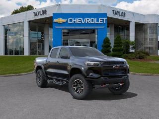 <b>Off-Road Package,  Tow Package,  Remote Start,  Climate Control,  LED Lights!</b><br> <br>   This 2024 Colorado isn’t just for people who want to do more   it’s for those who dare to be more. <br> <br> With robust powertrain options and an incredibly refined interior, this Chevrolet Colorado is simply unstoppable. Boasting a raft of features for supreme off-roading prowess, this truck will take you over all terrain and back, without breaking a sweat. This 2024 Colorado is a great embodiment of versatility, capability and great value.<br> <br> This black Crew Cab 4X4 pickup   has an automatic transmission and is powered by a  310HP 2.7L 4 Cylinder Engine.<br> <br> Our Colorados trim level is ZR2. This Colorado ZR2 is ready for your next adventure, with a comprehensive off-road package that includes lifted suspension and a wider chassis, upgraded dampers, an off-road-styled front end, and fender flares. The capability doesnt stop there, as this truck also comes standard with hill descent control, a tow package with a heavy duty trailer hitch, 7-pin connector and a trailer brake controller, full-locking front and rear differentials, front-mounted recovery hooks, LED headlights with front LED fog lamps, and a highly versatile cargo box and tailgate. Interior features include heated front seats with power adjustment and lumbar support, dual-zone climate control, USB ports and full-size power outlets, and front and rear carpeted floor mats. Connectivity is handled via 11.3-inch diagonal screen, with Apple CarPlay, Android Auto, and Chevrolet Connected Services. Safety features include automatic emergency braking, front pedestrian braking, lane keeping assist with lane departure warning, Teen Driver, and forward collision alert with IntelliBeam high beam assist. This vehicle has been upgraded with the following features: Off-road Package,  Tow Package,  Remote Start,  Climate Control,  Led Lights,  Aluminum Wheels,  Apple Carplay. <br><br> <br>To apply right now for financing use this link : <a href=https://www.taylorautomall.com/finance/apply-for-financing/ target=_blank>https://www.taylorautomall.com/finance/apply-for-financing/</a><br><br> <br/>    5.99% financing for 84 months. <br> Buy this vehicle now for the lowest bi-weekly payment of <b>$443.30</b> with $0 down for 84 months @ 5.99% APR O.A.C. ( Plus applicable taxes -  Plus applicable fees   / Total Obligation of $80681  ).  Incentives expire 2024-05-31.  See dealer for details. <br> <br> <br>LEASING:<br><br>Estimated Lease Payment: $423 bi-weekly <br>Payment based on 9.5% lease financing for 48 months with $0 down payment on approved credit. Total obligation $44,007. Mileage allowance of 16,000 KM/year. Offer expires 2024-05-31.<br><br><br><br> Come by and check out our fleet of 100+ used cars and trucks and 180+ new cars and trucks for sale in Kingston.  o~o