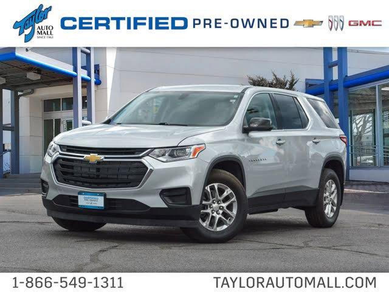 Used 2021 Chevrolet Traverse LS- Android Auto -  Apple CarPlay - $203 B/W for sale in Kingston, ON