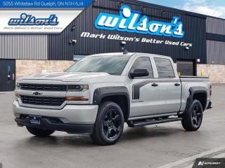 Used 2018 Chevrolet Silverado 1500 Custom Crew 4WD, 5.3L, Tow Pkg, Rear Camera, Side Steps, Fender Flares, and more! for sale in Guelph, ON