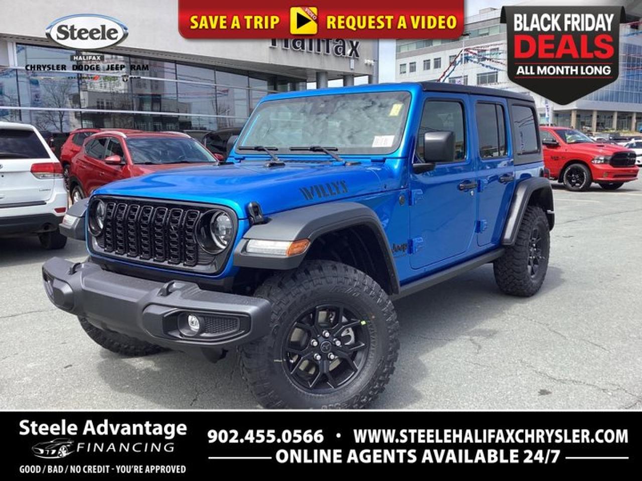 New 2024 Jeep Wrangler Willys for sale in Halifax, NS