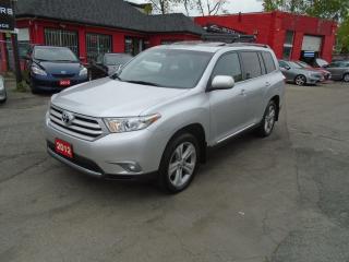Used 2012 Toyota Highlander 4WD / 7 PASSENGER / LEATHER / ROOF / REAR CAM / AC for sale in Scarborough, ON