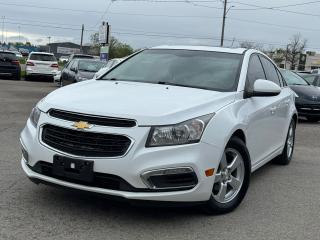 Used 2015 Chevrolet Cruze 2LT / CLEAN CARFAX / LEATHER / SUNROOF / HTD SEATS for sale in Bolton, ON