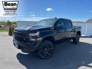 New 2024 Chevrolet Silverado 1500 Custom Trail Boss 5.3L V8 WITH REMOTE START/ENTRY, HD REAR VISION CAMERA, HITCH GUIDANCE, APPLE CARPLAY AND ANDROID AUTO for sale in Carleton Place, ON