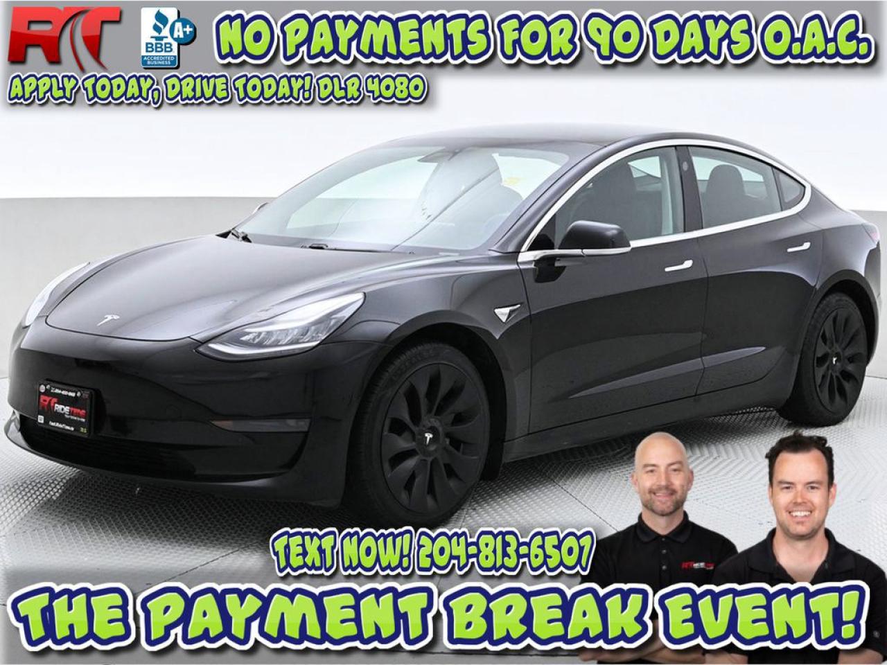 Used 2020 Tesla Model 3 STANDARD RANGE PLUS for sale in Winnipeg, MB