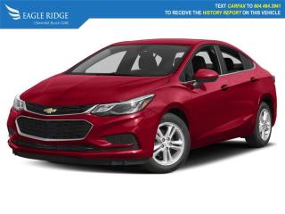 2016 Chevrolet Cruze,  4.2 Diagonal Colour Display Driver Info Centre, 70AH Battery, Bose Premium 9-Speaker System, Driver 8-Way Power Seat Adjuster  

Eagle Ridge GM in Coquitlam is your Locally Owned & Operated Chevrolet, Buick, GMC Dealer, and a Certified Service and Parts Center equipped with an Auto Glass & Premium Detail. Established over 30 years ago, we are proud to be Serving Clients all over Tri Cities, Lower Mainland, Fraser Valley, and the rest of British Columbia. Find your next New or Used Vehicle at 2595 Barnet Hwy in Coquitlam. Price Subject to $595 Documentation Fee. Financing Available for all types of Credit.