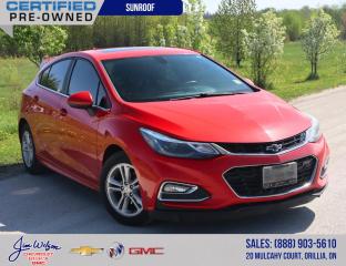 Recent Arrival!


Red 2017 Chevrolet Cruze LT Turbo 4D Hatchback FWD
6-Speed Automatic 1.4L DOHC


Did this vehicle catch your eye? Book your VIP test drive with one of our Sales and Leasing Consultants to come see it in person.

Remember no hidden fees or surprises at Jim Wilson Chevrolet. We advertise all in pricing meaning all you pay above the price is tax and cost of licensing.


Reviews:
  * Most owners report a nicely sorted ride and handling equation for a car that feels light and lively in motion, and excellent feature content for the dollar. A glance at past test drive notes saw this writer praising a 2018 Cruze hatchback for a more solid-feeling and quiet drive on the highway than a comparable Honda Civic. Plenty of approachable connectivity tech helped round out the package. Source: autoTRADER.ca