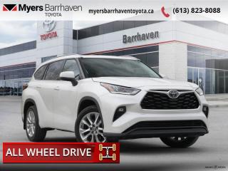 <b>Sunroof,  Leather Seats,  Navigation,  Power Liftgate,  Cooled Seats!</b><br> <br>  Compare at $47734 - Our Live Market Price is just $45898! <br> <br>   This Toyota Highlander is ready for your next family adventure with modern tech and a smooth comfortable ride. This  2021 Toyota Highlander is fresh on our lot in Ottawa. <br> <br>With its sleek exterior style and sophisticated interior design, the Toyota Highlander is sure to help create memorable family adventures for years to come. Whether youre looking to get away or just get around town, youll find the Highlanders bold designs will not go unnoticed. The front grille expresses unparalleled confidence on any road, while its LED taillights and large alunimum wheels add a touch of sophistication allowing you to live your life to the fullest with every trip, no matter where youre headed.This  SUV has 58,078 kms. Its  white in colour  . It has an automatic transmission and is powered by a  295HP 3.5L V6 Cylinder Engine.  This unit has some remaining factory warranty for added peace of mind. <br> <br> Our Highlanders trim level is Limited. Stepping up to this ultra luxurious Highlander Limited is an excellent decision as it comes fully loaded with leather heated and cooled seats, a power sunroof, wireless charging, unique aluminum wheels, a large 8 inch touchscreen thats paired with JBL Premium Audio, Apple CarPlay, Android Auto, Navigation and SiriusXM, LED headlights and fog lights, and split folding rear seats to make loading and unloading a breeze. Additional comfort and safety features include a power rear liftgate, tri-zone climate control, front and rear park assist, remote engine start, a heated steering wheel, Toyota Safety Sense 2.5 that is complete with lane departure warning with lane steering assist, foward collision warning, blind spot detection, hill-start assist plus much more. This vehicle has been upgraded with the following features: Sunroof,  Leather Seats,  Navigation,  Power Liftgate,  Cooled Seats,  Heated Seats,  Premium Audio. <br> <br>To apply right now for financing use this link : <a href=https://www.myersbarrhaventoyota.ca/quick-approval/ target=_blank>https://www.myersbarrhaventoyota.ca/quick-approval/</a><br><br> <br/><br> Buy this vehicle now for the lowest bi-weekly payment of <b>$351.02</b> with $0 down for 84 months @ 9.99% APR O.A.C. ( Plus applicable taxes -  Plus applicable fees   ).  See dealer for details. <br> <br>At Myers Barrhaven Toyota we pride ourselves in offering highly desirable pre-owned vehicles. We truly hand pick all our vehicles to offer only the best vehicles to our customers. No two used cars are alike, this is why we have our trained Toyota technicians highly scrutinize all our trade ins and purchases to ensure we can put the Myers seal of approval. Every year we evaluate 1000s of vehicles and only 10-15% meet the Myers Barrhaven Toyota standards. At the end of the day we have mutual interest in selling only the best as we back all our pre-owned vehicles with the Myers *LIFETIME ENGINE TRANSMISSION warranty. Thats right *LIFETIME ENGINE TRANSMISSION warranty, were in this together! If we dont have what youre looking for not to worry, our experienced buyer can help you find the car of your dreams! Ever heard of getting top dollar for your trade but not really sure if you were? Here we leave nothing to chance, every trade-in we appraise goes up onto a live online auction and we get buyers coast to coast and in the USA trying to bid for your trade. This means we simultaneously expose your car to 1000s of buyers to get you top trade in value. <br>We service all makes and models in our new state of the art facility where you can enjoy the convenience of our onsite restaurant, service loaners, shuttle van, free Wi-Fi, Enterprise Rent-A-Car, on-site tire storage and complementary drink. Come see why many Toyota owners are making the switch to Myers Barrhaven Toyota. <br>*LIFETIME ENGINE TRANSMISSION WARRANTY NOT AVAILABLE ON VEHICLES WITH KMS EXCEEDING 140,000KM, VEHICLES 8 YEARS & OLDER, OR HIGHLINE BRAND VEHICLE(eg. BMW, INFINITI. CADILLAC, LEXUS...) o~o