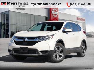 <b>Low Mileage, Aluminum Wheels,  Rear View Camera,  Heated Seats,  Steering Wheel Audio Control,  Keyless Entry!</b><br> <br>  Compare at $28615 - KANATA NISSAN PRICE is just $26995! <br> <br>   The Honda CR-V excels at things that matter to families including having a huge interior, a quiet cabin, superior features, and great cargo capacity. This  2018 Honda CR-V is fresh on our lot in Kanata. This low mileage  SUV has just 49,508 kms. Its  white in colour  . It has an automatic transmission and is powered by a  190HP 1.5L 4 Cylinder Engine. <br> <br> Our CR-Vs trim level is LX. This CR-V LX is an excellent value. This versatile crossover comes standard with a seven-inch display audio system, Bluetooth streaming audio, USB ports, steering wheel audio and cruise control, heated front seats, a rearview camera, dual-zone air conditioning, power windows, power doors with remote keyless entry, and more. This vehicle has been upgraded with the following features: Aluminum Wheels,  Rear View Camera,  Heated Seats,  Steering Wheel Audio Control,  Keyless Entry. <br> <br/><br> Payments from <b>$434.19</b> monthly with $0 down for 84 months @ 8.99% APR O.A.C. ( Plus applicable taxes -  and licensing    ).  See dealer for details. <br> <br>*LIFETIME ENGINE TRANSMISSION WARRANTY NOT AVAILABLE ON VEHICLES WITH KMS EXCEEDING 140,000KM, VEHICLES 8 YEARS & OLDER, OR HIGHLINE BRAND VEHICLE(eg. BMW, INFINITI. CADILLAC, LEXUS...)<br> Come by and check out our fleet of 40+ used cars and trucks and 100+ new cars and trucks for sale in Kanata.  o~o