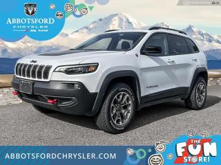 Used 2022 Jeep Cherokee Trailhawk  - Android Auto -  Apple CarPlay - $131.37 /Wk for sale in Abbotsford, BC