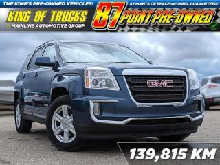 Every inch of the expansive cabin is put to use. Maximal functionality is complemented by the richness of premium materials. This 2016 GMC Terrain is fresh on our lot in Rosetown. This SUV has 139,815 kms. Its slate blue metallic in colour . It has a 6 speed automatic transmission and is powered by a 182HP 2.4L 4 Cylinder Engine. It may have some remaining factory warranty, please check with dealer for details. This vehicle has been upgraded with the following features: Rear View Camera, Remote Keyless Entry, Bluetooth, A/c, Touch Screen. <br> <br/><br>Contact our Sales Department today by: <br><br>Phone: 1 (306) 882-2691 <br><br>Text: 1-306-800-5376 <br><br>- Want to trade your vehicle? Make the drive and well have it professionally appraised, for FREE! <br><br>- Financing available! Onsite credit specialists on hand to serve you! <br><br>- Apply online for financing! <br><br>- Professional, courteous and friendly staff are ready to help you get into your dream ride! <br><br>- Call today to book your test drive! <br><br>- HUGE selection of new GMC, Buick and Chevy Vehicles! <br><br>- Fully equipped service shop with GM certified technicians <br><br>- Full Service Quick Lube Bay! Drive up. Drive in. Drive out! <br><br>- Best Oil Change in Saskatchewan! <br><br>- Oil changes for all makes and models including GMC, Buick, Chevrolet, Ford, Dodge, Ram, Kia, Toyota, Hyundai, Honda, Chrysler, Jeep, Audi, BMW, and more! <br><br>- Rosetowns ONLY Quick Lube Oil Change! <br><br>- 24/7 Touchless car wash <br><br>- Fully stocked parts department featuring a large line of in-stock winter tires! <br> <br><br><br>Rosetown Mainline Motor Products, also known as Mainline Motors is Saskatchewans #1 Selling Rural GMC, Buick, and Chevrolet dealer, featuring Chevy Silverado, GMC Sierra, Buick Enclave, Chevy Traverse, Chevy Equinox, Chevy Cruze, GMC Acadia, GMC Terrain, and pre-owned Chevy, GMC, Buick, Ford, Dodge, Ram, and more, proudly serving Saskatchewan. As part of the Mainline Motors Group of Dealerships in Western Canada, we are also committed to servicing customers anywhere in Western Canada! Weve got a huge selection of cars, trucks, and crossover SUVs, so if youre looking for your next new GMC, Buick, Chev or any brand on a used vehicle, dont hesitate to contact us online, give us a call at 1 (306) 882-2691 or swing by our dealership at 506 Hyw 7 W in Rosetown, Saskatchewan. We look forward to getting you rolling in your next new or used vehicle! <br> <br><br><br>* Vehicles may not be exactly as shown. Contact dealer for specific model photos. Pricing and availability subject to change. All pricing is cash price including fees. Taxes to be paid by the purchaser. While great effort is made to ensure the accuracy of the information on this site, errors do occur so please verify information with a customer service rep. This is easily done by calling us at 1 (306) 882-2691 or by visiting us at the dealership. <br><br> Come by and check out our fleet of 50+ used cars and trucks and 140+ new cars and trucks for sale in Rosetown. o~o