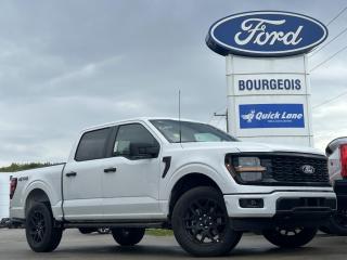 <b>STX Appearance Package, 20 Aluminum Wheels, Spray-In Bed Liner!</b><br> <br> <br> <br>  Smart engineering, impressive tech, and rugged styling make the F-150 hard to pass up. <br> <br>Just as you mould, strengthen and adapt to fit your lifestyle, the truck you own should do the same. The Ford F-150 puts productivity, practicality and reliability at the forefront, with a host of convenience and tech features as well as rock-solid build quality, ensuring that all of your day-to-day activities are a breeze. Theres one for the working warrior, the long hauler and the fanatic. No matter who you are and what you do with your truck, F-150 doesnt miss.<br> <br> This oxford white Crew Cab 4X4 pickup   has a 10 speed automatic transmission and is powered by a  325HP 2.7L V6 Cylinder Engine.<br> <br> Our F-150s trim level is STX. This STX trim steps things up with upgraded aluminum wheels, along with great standard features such as class IV tow equipment with trailer sway control, remote keyless entry, cargo box lighting, and a 12-inch infotainment screen powered by SYNC 4 featuring voice-activated navigation, SiriusXM satellite radio, Apple CarPlay, Android Auto and FordPass Connect 5G internet hotspot. Safety features also include blind spot detection, lane keep assist with lane departure warning, front and rear collision mitigation and automatic emergency braking. This vehicle has been upgraded with the following features: Stx Appearance Package, 20 Aluminum Wheels, Spray-in Bed Liner. <br><br> View the original window sticker for this vehicle with this url <b><a href=http://www.windowsticker.forddirect.com/windowsticker.pdf?vin=1FTEW2LP6RKD90841 target=_blank>http://www.windowsticker.forddirect.com/windowsticker.pdf?vin=1FTEW2LP6RKD90841</a></b>.<br> <br>To apply right now for financing use this link : <a href=https://www.bourgeoismotors.com/credit-application/ target=_blank>https://www.bourgeoismotors.com/credit-application/</a><br><br> <br/> 0% financing for 60 months. 1.99% financing for 84 months.  Incentives expire 2024-07-02.  See dealer for details. <br> <br>Discount on vehicle represents the Cash Purchase discount applicable and is inclusive of all non-stackable and stackable cash purchase discounts from Ford of Canada and Bourgeois Motors Ford and is offered in lieu of sub-vented lease or finance rates. To get details on current discounts applicable to this and other vehicles in our inventory for Lease and Finance customer, see a member of our team. </br></br>Discover a pressure-free buying experience at Bourgeois Motors Ford in Midland, Ontario, where integrity and family values drive our 78-year legacy. As a trusted, family-owned and operated dealership, we prioritize your comfort and satisfaction above all else. Our no pressure showroom is lead by a team who is passionate about understanding your needs and preferences. Located on the shores of Georgian Bay, our dealership offers more than just vehiclesits an experience rooted in community, trust and transparency. Trust us to provide personalized service, a diverse range of quality new Ford vehicles, and a seamless journey to finding your perfect car. Join our family at Bourgeois Motors Ford and let us redefine the way you shop for your next vehicle.<br> Come by and check out our fleet of 80+ used cars and trucks and 230+ new cars and trucks for sale in Midland.  o~o