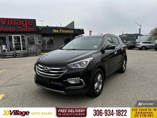 <b>Heated Steering Wheel,  Collision Alert,  Blind Spot Detection,  Memory Seats,  Heated Seats!</b><br> <br> We sell high quality used cars, trucks, vans, and SUVs in Saskatoon and surrounding area.<br> <br>   Versatile for any activity, this Hyundai Santa Fe Sport is a great blend of technology, comfort, and style on the road. This  2017 Hyundai Santa Fe Sport is for sale today. <br> <br>Hyundai designed this Santa Fe Sport to feed your spirit of adventure with a blend of versatility, luxury, safety, and security. It takes a spacious interior and wraps it inside a dynamic shape that turns heads. Under the hood, the engine combines robust power with remarkable fuel efficiency. For one attractive vehicle that does it all, this Hyundai Santa Fe Sport is a smart choice. This  SUV has 154,850 kms. Its  black in colour  . It has a 6 speed automatic transmission and is powered by a  185HP 2.4L 4 Cylinder Engine.  <br> <br> Our Santa Fe Sports trim level is 2.4L Premium AWD. With Santa Fe Sport 2.4L Premium AWD youre ready to take your active lifestyle anywhere. As a step up from the 2.4L, this all wheel drive contains all the equipment found in the 2.4L plus a heated leather-wrapped steering wheel and gear shift knob, manual rear side window sunshades, LED integrated side mirror turn signals, heated rear seats, 12-way power adjustable drivers seat with 4-way power lumbar support and adjustable head restraints, dual-zone automatic climate control with CleanAir Ionizer, rear parking assist sensors, and blind spot detection System with lane change assist and rear cross-traffic alert. This vehicle has been upgraded with the following features: Heated Steering Wheel,  Collision Alert,  Blind Spot Detection,  Memory Seats,  Heated Seats,  Blind Spot Detection. <br> <br>To apply right now for financing use this link : <a href=https://www.villageauto.ca/car-loan/ target=_blank>https://www.villageauto.ca/car-loan/</a><br><br> <br/><br> Buy this vehicle now for the lowest bi-weekly payment of <b>$121.16</b> with $0 down for 84 months @ 5.99% APR O.A.C. ( Plus applicable taxes -  Plus applicable fees   ).  See dealer for details. <br> <br><br> Village Auto Sales has been a trusted name in the Automotive industry for over 40 years. We have built our reputation on trust and quality service. With long standing relationships with our customers, you can trust us for advice and assistance on all your motoring needs. </br>

<br> With our Credit Repair program, and over 250 well-priced vehicles in stock, youll drive home happy, and thats a promise. We are driven to ensure the best in customer satisfaction and look forward working with you. </br> o~o