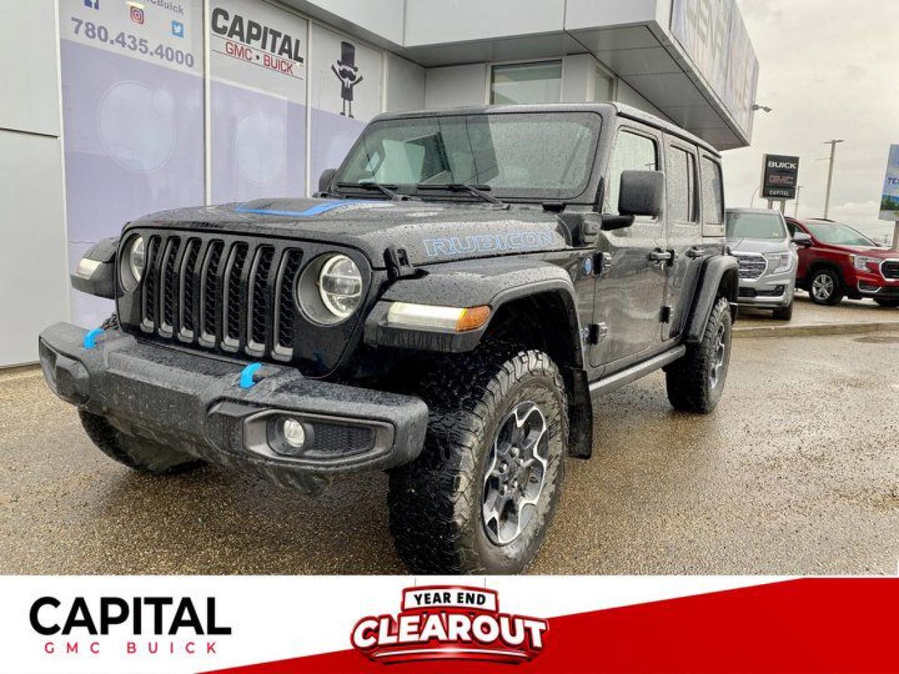 Used 2022 Jeep Wrangler 4xe Unlimited Rubicon * COLD WEATHER GROUP * BODY COLOR FLARES AND ROOF * for sale in Edmonton, AB