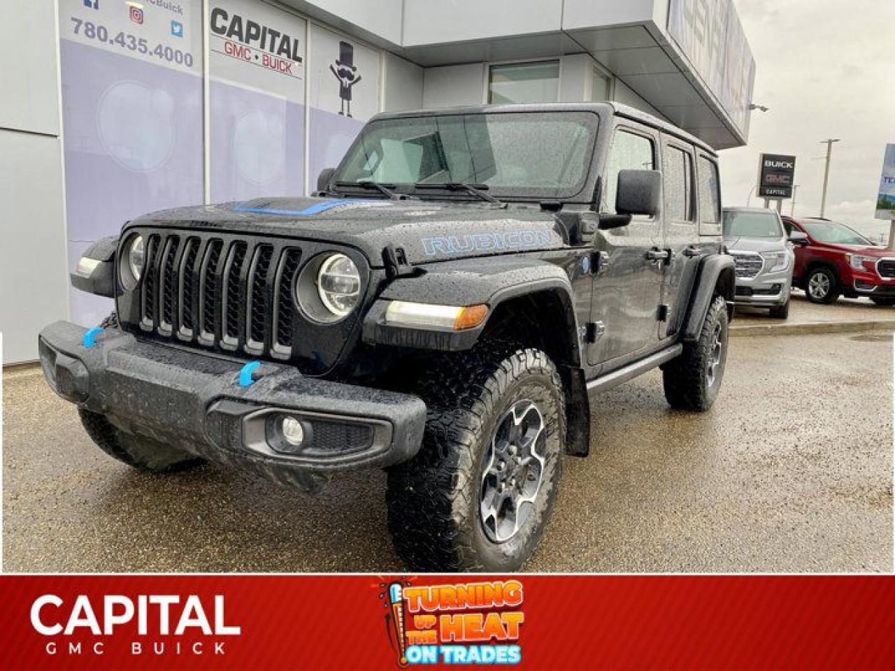 Used 2022 Jeep Wrangler 4xe Unlimited Rubicon * COLD WEATHER GROUP * BODY COLOR FLARES AND ROOF * for sale in Edmonton, AB