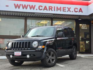 Great Condition, Accident Free, One Owner Jeep Patriot 4WD with Auto not CVT and Great Service History! Equipped with Leather Mesh Seats, Heated Seats, 6.5 Display, Bluetooth U Connect, Cruise Control, Power Group, Upgraded Wheels, Trims and Badges, Fog Lights.