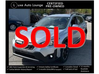 <p style=box-sizing: border-box; padding: 0px; margin: 0px 0px 1.375rem;>WOW!! Check out this practically new 2021 Subaru Crosstrek Touring!! LOADED with everything you could ever need including: cloth interior, heated seats, heated steering wheel, blind spot monitor, dark-finish/machined face alloy wheels, touch-screen radio, back-up camera, bluetooth hands-free, SiriusXM satellite radio, push-button start and more!</p><p style=box-sizing: border-box; padding: 0px; margin: 0px 0px 1.375rem;><span style=box-sizing: border-box; caret-color: #333333; text-size-adjust: 100%; background-color: #ffffff;>This vehicle comes Luxe certified pre-owned, which includes: 180-point inspection & servicing, oil lube and filter change, minimum 50% material remaining on tires and brakes, Ontario safety certificate, complete interior and exterior detailing, Carfax Verified vehicle history report, guaranteed one key (additional keys may be purchased at time of sale), FREE 90-day SiriusXM satellite radio trial (on factory-equipped vehicles) & full tank of fuel!</span></p><p style=box-sizing: border-box; padding: 0px; margin: 0px 0px 1.375rem;><span style=box-sizing: border-box; caret-color: #333333; text-size-adjust: 100%; background-color: #ffffff;>Priced at ONLY $199 bi-weekly with $2500 down over 72 months at 7.99% (cost of borrowing is $1999 per $10000 financed) OR cash purchase price of $26900 (both prices are plus HST and licensing). Call today and book your test drive appointment!</span></p>