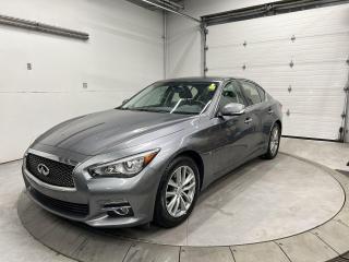 Used 2014 Infiniti Q50 DELUXE TOURING AWD| 360 CAM | BLIND SPOT | LOADED! for sale in Ottawa, ON