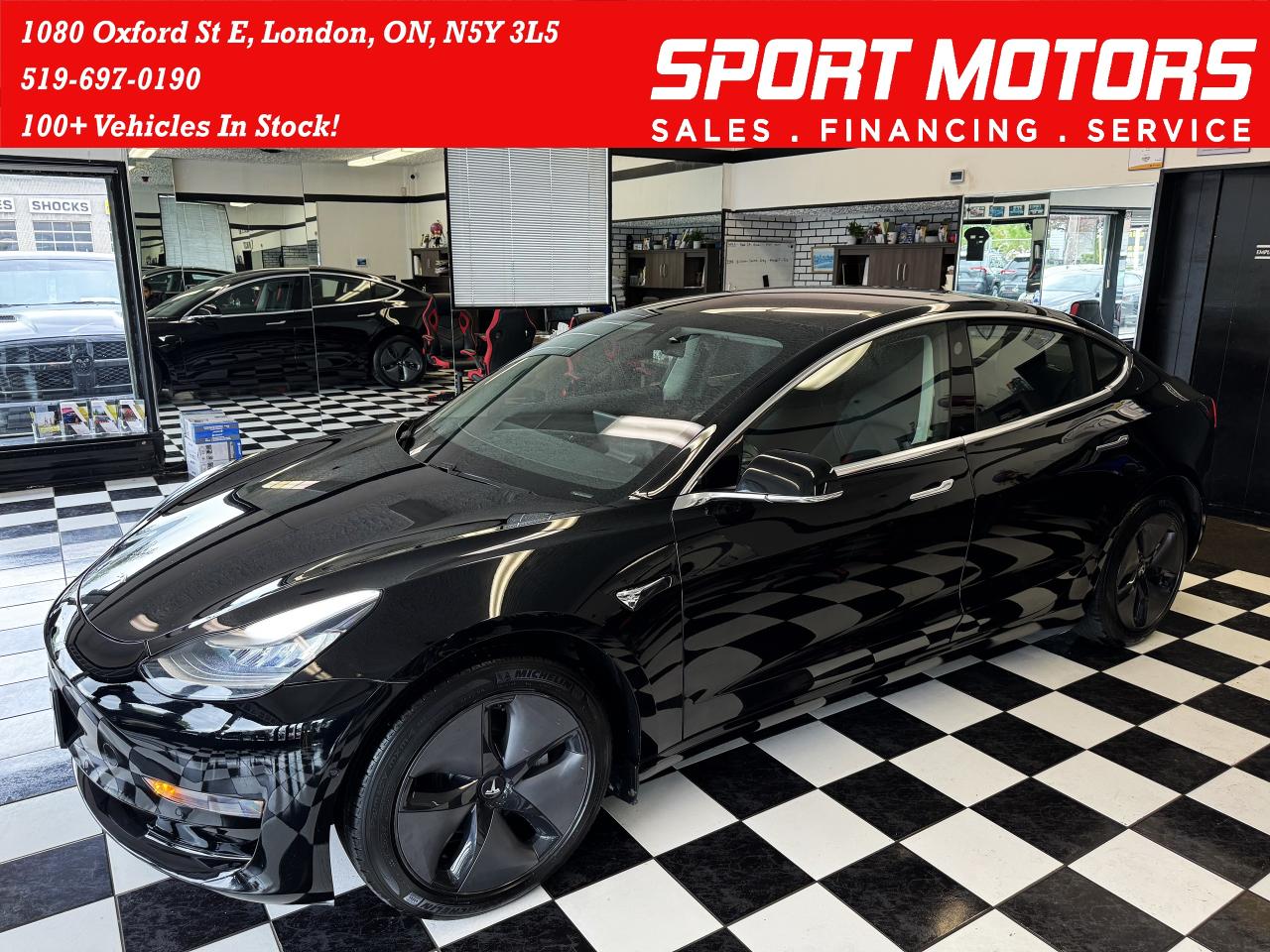 Used 2018 Tesla Model 3 Mid Range+AutoPilot+GPS+Camera+Lane Keep Assist for sale in London, ON