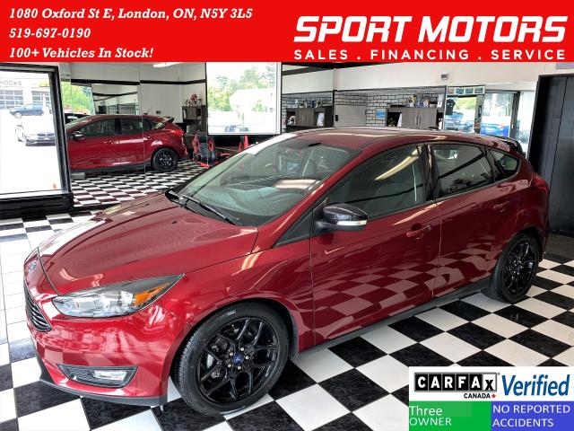 2016 Ford Focus SE Hatchback Heated Seats+Steering+Cam+CLEANCARFAX