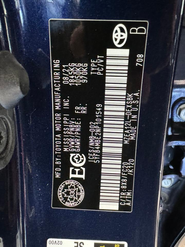 2022 Toyota Corolla SE+Camera+ApplePlay+Push Start+CLEAN CARFAX - Photo #42