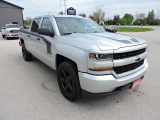 Used 2018 Chevrolet Silverado 1500 Custom 5.3L 4X4 Heated Leather 6 Passenger 99000KM for sale in Gorrie, ON
