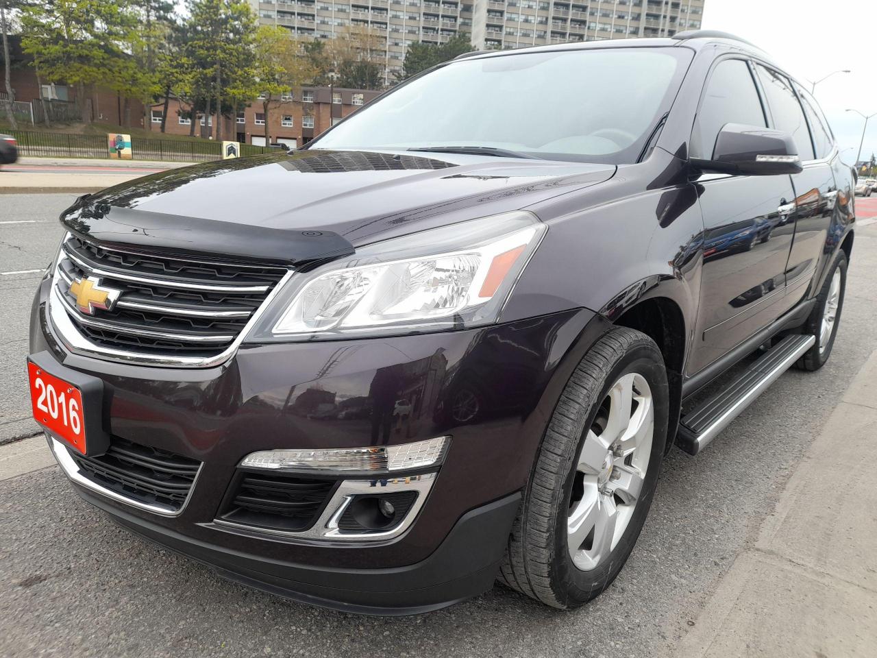 2016 Chevrolet Traverse LT- 7 SEATS-ONLY 124K- BK UP CAM-USB-ALLOYS Photo2