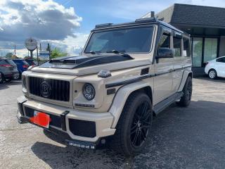 <p>CERTIFIED WITH 3 YEAR WARRANTY INCLUDED!!!</p><p>THIS IS THE ONE !!! A true MUST see. Full restoration just performed . FRESH PAINT, unit was strpped right done with window out paint. Was done PROPER. Full 6 months wait just for body and paint. FULL BRABUS body kit installed professionally. Brabus wheels 6K alone. many many upgrades, stereo, carbon fibre steering wheel. just too many upgrades to list. many more pics available. TRUE AMG unit, last of the hand bult supercharged engines. just a beast. Drives like a NEW CAR .. Pictures just do not do justice here. A TRUE MUST SEE !!</p><p>WE FINANCE EVERYONE REGARDLESS OF CREDIT !!</p>