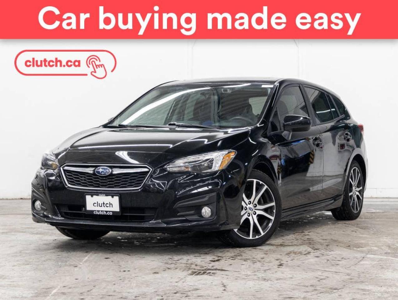 Used 2019 Subaru Impreza Sport AWD w/ Eyesight Pkg w/ Apple CarPlay & Android Auto, Rearview Cam, Bluetooth for Sale in Toronto, Ontario