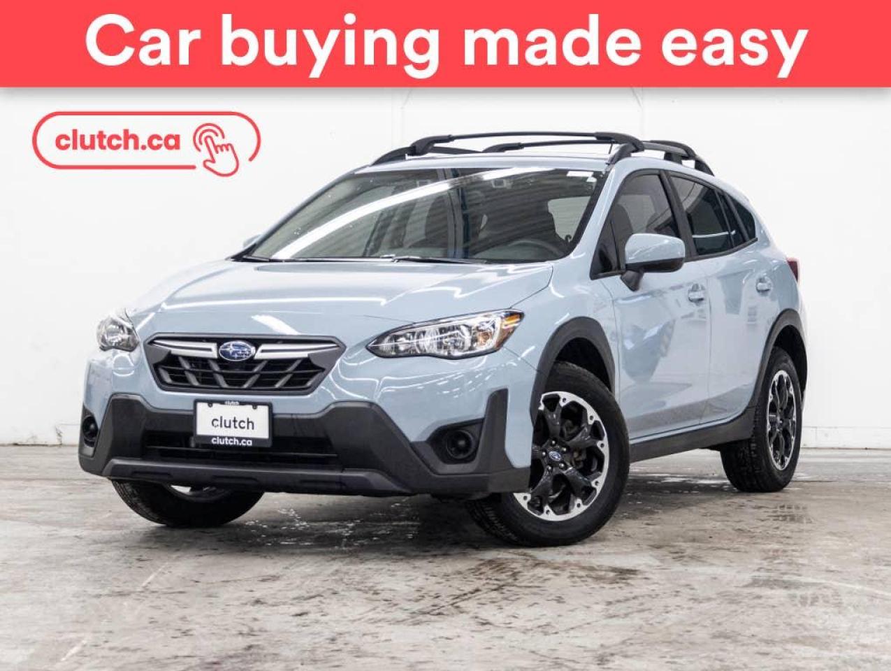 Used 2021 Subaru XV Crosstrek Convenience AWD w/ EyeSight Pkg w/ Apple CarPlay & Android Auto, Bluetooth, A/C for Sale in Toronto, Ontario