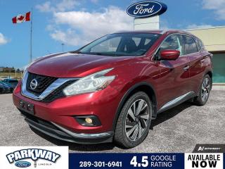 Used 2016 Nissan Murano Platinum LEATHER | MOONROOF | NAVIGATION for sale in Waterloo, ON