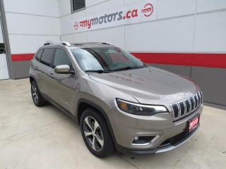 Used 2019 Jeep Cherokee Limited (**4X4**V6**ALLOY WHEELS**POWER DRIVERS/PASSENGERS SEAT**LEATHER**PANORAMIC ROOF**POWER HATCH**MEMORY DRIVERS SEAT**PUSH BUTTON START**BACKUP CAMERA**DUAL CLIMATE CONTROL**AUTO START/STOP**USB/AUX**NAVIGATION**LANE DEPARTURE ALERT** PARKING SENSOR for sale in Tillsonburg, ON