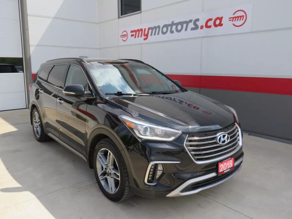 Used 2018 Hyundai Santa Fe XL Limited ( **7 SEATER**AWD**ALLOY WHEELS**FOG LIGHTS**LEATHER** POWER DRIVERS/PASSENGERS SEAT**PANORAMIC ROOF**POWER HATCH**MEMORY DRIVERS SEAT**HEATED STEERING WHEEL**BLIND SPOT MONITORING SYSTEM**DOWNHILL ASSIST**PUSH BUTTON START**BACKUP CAMERA**NAVI for Sale in Tillsonburg, Ontario