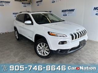 Used 2015 Jeep Cherokee LIMITED | 4X4 | V6 | PANO ROOF | LEATHER | NAV for sale in Brantford, ON