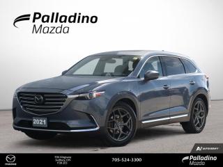 <p> makes this 2021 CX-9 a great choice for consumers looking for an engaging driving experience that accommodates the whole family. This  2021 Mazda CX-9 is for sale today in Sudbury. 
			 
			Whether you love the technological innovation behind the 2021 Mazda CX-9 or whether you love the way it looks</p>
<p> the CX-9 is crafted to deliver a superbly rich driving experience. Be it everyday commutes or once in a lifetime cross-country treks</p>
<p> the CX-9 pairs award-winning technology with elegant finishes and premium features for unforgettable moments behind the wheel.This  SUV has 71</p>
<p>867 kms. Its  gray in colour  . It has an automatic transmission and is powered by a  2.5L I4 16V GDI DOHC Turbo engine.  This unit has some remaining factory warranty for added peace of mind. 
			 
			 Our CX-9s trim level is GT AWD. Upgrading to this GT is a wise choice as it comes with premium features like a larger touchscreen and navigation</p>
<p> reclining second row seats and power front seats. Additional safety features include forward obstruction warning</p>
<p> high beam control plus advanced blind spot monitoring. This vehicle has been upgraded with the following features: Navigation</p>
<p>  Premium Audio. 
			 
			To apply right now for financing use this link : https://www.palladinomazda.ca/finance/
			
			 
			
			Palladino Mazda in Sudbury Ontario is your ultimate resource for new Mazda vehicles and used Mazda vehicles. We not only offer our clients a large selection of top quality</p>
<p> but we do so with uncompromising customer service and professionalism. We takes pride in representing one of Canadas premier automotive brands. Mazda models lead the way in terms of affordability</p>
<p> and fuel efficiency.The advertised price is for financing purchases only. All cash purchases will be subject to an additional surcharge of $2</p>
<p>501.00. This advertised price also does not include taxes and licensing fees.
			 Come by and check out our fleet of 80+ used cars and trucks and 100+ new cars and trucks for sale in Sudbury.  o~o </p>
<a href=http://www.palladinomazda.ca/used/Mazda-CX9-2021-id10774135.html>http://www.palladinomazda.ca/used/Mazda-CX9-2021-id10774135.html</a>